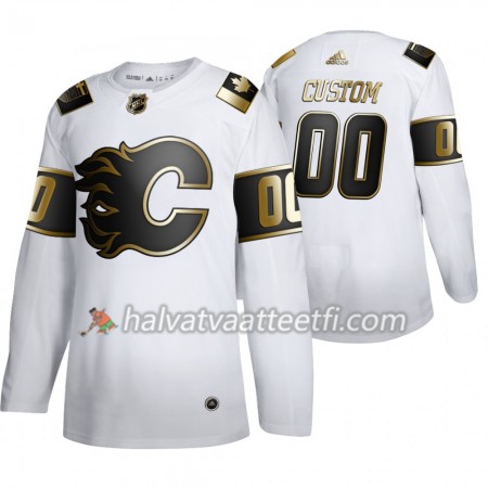 Miesten NHL Calgary Flames Pelipaita Custom Adidas 2019-20 Golden Edition Valkoinen Authentic Miesten NHL Calgary Flames Pelipaita Custom Adidas 2019-20 Golden Edition Valkoinen Authentic